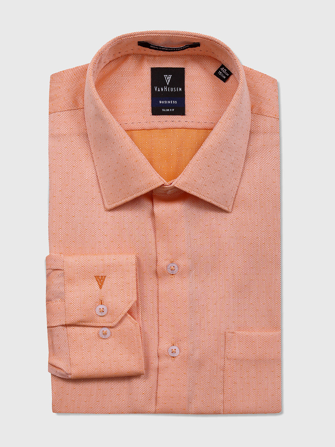 Van Heusen orange formal shirt - G3 