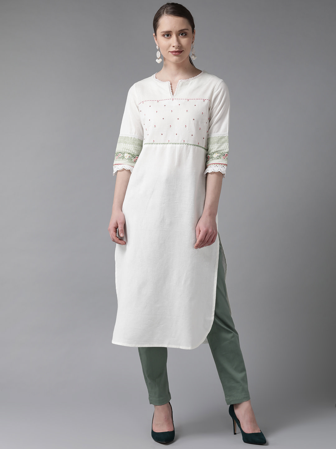 w cotton kurtis