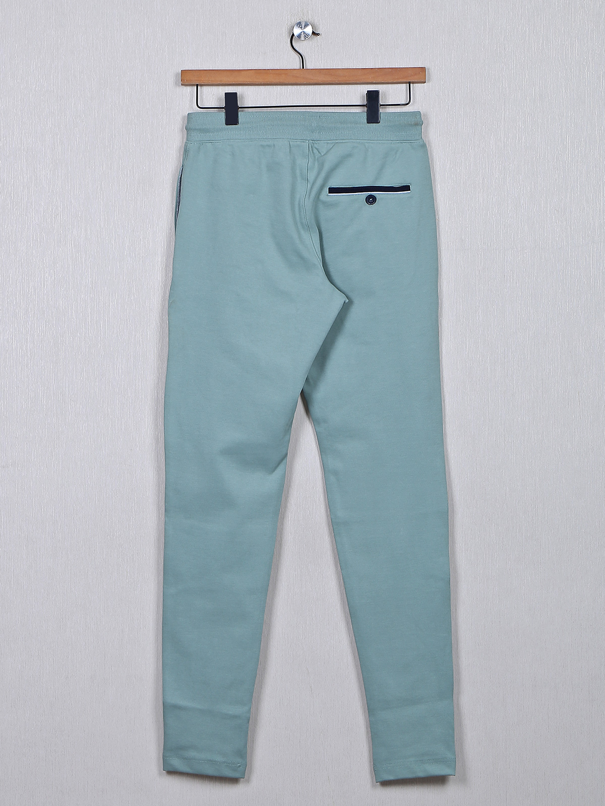 Buy TISTABENE Navy Solid Cotton Regular Fit Men's Cargo Pants | Shoppers  Stop